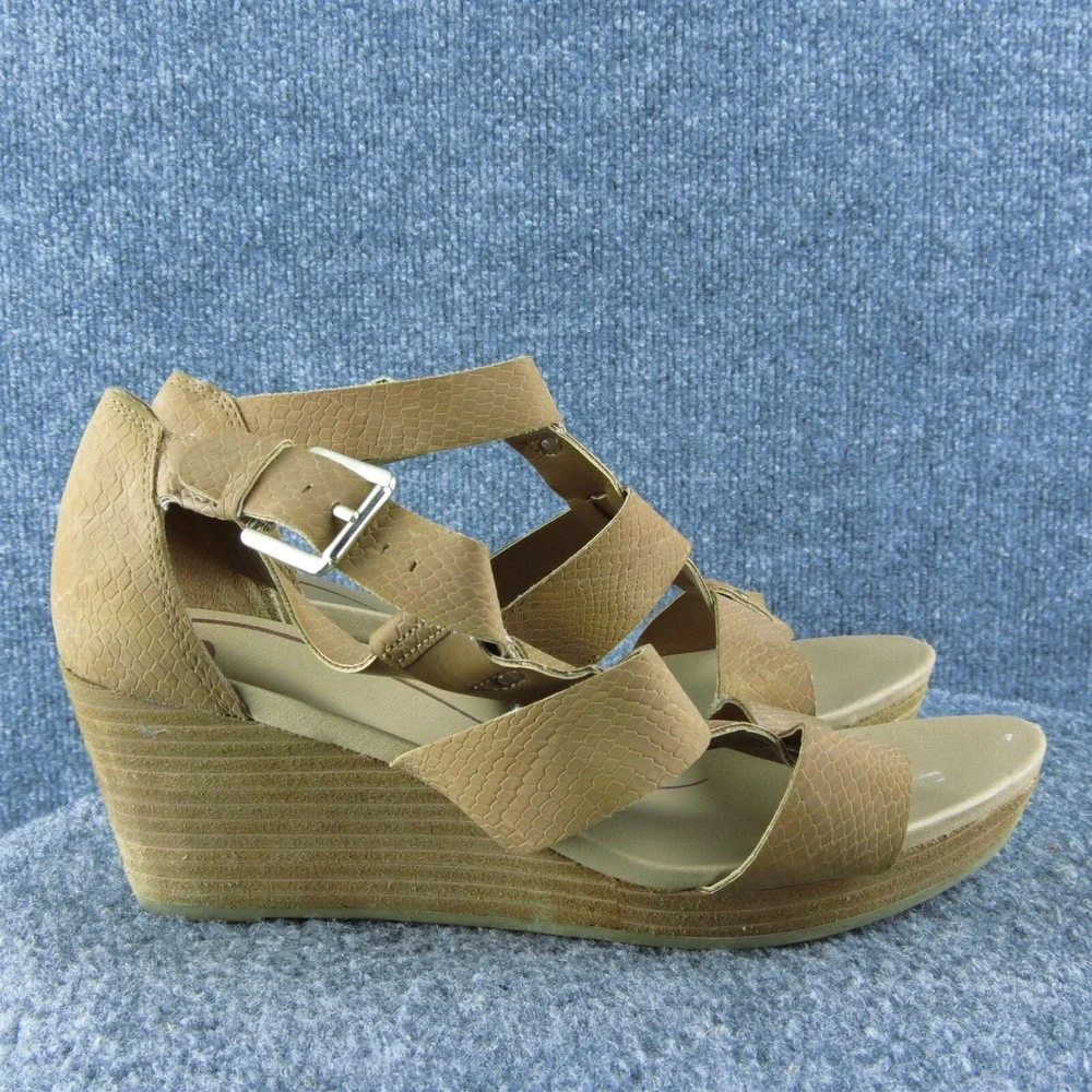 Dr. Scholl's Barton Women‎ Gladiator Sandal Shoes Size 9 Medium Brown Synthetic